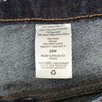 Terra & Sky  Jeans Womens 26W Crop Bootcut Raw Hems Distressed High Rise Stretch Photo 3