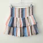 Aerie  Tiered Ruffle Striped Skirt Sz XS Photo 1