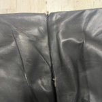 Ivanka Trump Women's Size 8 Black Faux Leather Panel Ankle Leggings Pants Photo 3