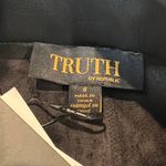 Truth by Republic Women's 8 Black Faux Leather Tie Waist Shorts Chic Grunge Photo 4