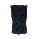 MM.LaFleur M.M. Lafleur The Soho Black Ruched Skirt size XL Photo 4