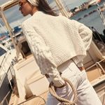 Free People Cream Bonfire Cardigan Photo 3