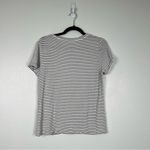 CAbi #5191 Striped Zip Tee Sz M Photo 3