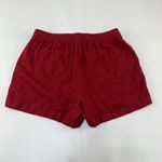 Old Navy Have a Heart Red Linen Blend High Rise Pull On Shorts S Photo 4