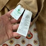 J.Crew Brown Pullover Sweater with Zebra Print Attached Scarf Size Large Photo 3