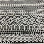Lovely Day Black & White Bodycon Skirt Photo 2