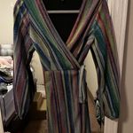 Drew Rainbow Shimmer Rope Tie Dress Photo 2