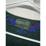 Vintage Cricket Hand Knit Wool Cardigan Sweater Women’s Medium Green Cottagecore Photo 1