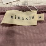 Ninexis Dusty Rose Henley Top Size 3X NWT Pink Photo 1