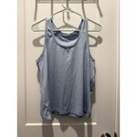 Athleta  Uptempo Tank Top Womens Medium Blue Athletic Performance Gym Workout Photo 1
