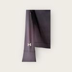 Under Armour Women's V-Neck Hooded Long Sleeve Heat gear Top Charcoal Gray Photo 2