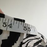 bigHit Zebra Print Halter Maxi Dress Ruffle Trim Sleeveless Black White M Black Size M Photo 9