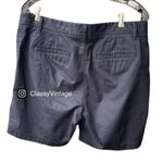 Talbots  size 10 relaxed Chino shorts. Black cotton spandex. Photo 4