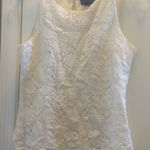 Karen Scott FINAL MARKDOWN  Lined ladies lace top petite medium Photo 0