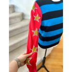 Replica Los Angeles Blue Black Stripe Red Gold Metallic Star Sleeve Cashmere Photo 1