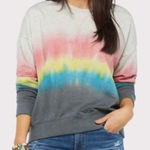 Sundry  Rainbow Stripe Crewneck Sweatshirt | 1 S Photo 0