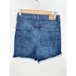 American Eagle  AEO Curvy Super Hi-Rise Stretch Blue Jean Shortie‎ Women's Size 2 Photo 1