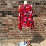 Belle Sky VTG Y2K Belle + Sky Red and White Bell Sleeve Blouse / S / Excellent condition Photo 7