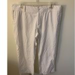Ashworth  Womens Size 10 EU 14 Pants Crop Golf White Pockets Capri Photo 0