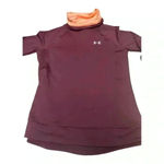 Under Armour Women’s CG Reactor Run Funnel Warm-Up Top | Size Small | Maroon Photo 3