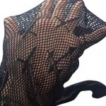 Gothic Retro Punk Lolita Cross Print Club Tights Nylon Socks Fishnet Pantyhose Black Photo 4