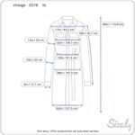 Shirt dress 1970s nautical birds sail boat white red blue Size XL Photo 2