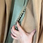 Vintage Tan heavyweight Overcoat Size L Photo 2