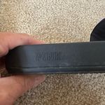 PINK - Victoria's Secret  Iridescent Black Sandals Photo 5