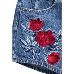 H&M LOVES COACHELLA Embroidered Shorts | Size 10 Photo 3