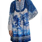 Farm Rio Palm Tree Beach Off-White Mini Dress NWT Photo 6