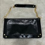 Tory Burch  Reva Clutch Black Patent Leather Photo 2