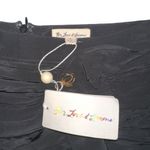 For Love & Lemons NWT  Isabella Black Ruched Ruffle Mini Skirt SMALL Photo 4