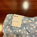 Nike Athletic Blue Dri-Fit Flower Printed Skirt Photo 4