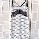Topshop Polka Dot & Lace Plisse Slip Dress Photo 5