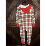 Tipsy Elves  One Piece Zip Up Unisex S Hooded Christmas jump suit Plaid Red Green Photo 5
