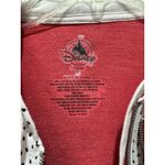 Disney  Parks Minnie Mouse Sweatshirt Women Jacket Zip UP Hoodie Red‎ Small Polka Photo 5