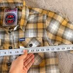 DIXXON Flannel Company Lager Plaid Long Sleeve Button Up Shirt Women XS Western Yellow Size M Photo 3