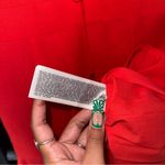 Forever New Ever New Melbourne Red Corset Style Flounce Hem Mini Linen Blend Dress Womens 2 Photo 11