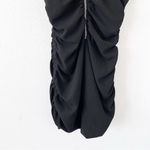 IRO  Black Sloan V-Neck Mini Dress Photo 5