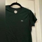 Under Armour UA Women’s Heat Gear V Neck Black Short Sleeve Athletic Top Size S Photo 2