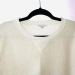 American Eagle Cream & Gold Metallic Sparkle Pullover Sweatshirt Photo 1