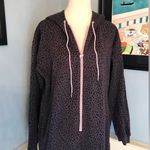 Fabletics NWT! Forever Fleece Hooded Onesie Pewter Two Tone Leopard/Orchid Sz XL Photo 7
