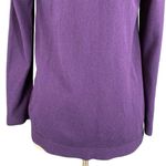 J.Jill Eggplant Purple Casual Light Weight Crew Neck Knit Sweater Photo 7