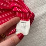 Old Navy Large  Pink and White Striped Short-Sleeve T-Shirt Photo 3