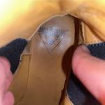 John Fluevog Boot Slacker Nap Crepe Soled Chelsea Leather Heeled Blue 11 GUC Photo 4