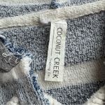 Blue Gray Striped Women's Hoodie Wildwood NJ size S Photo 5