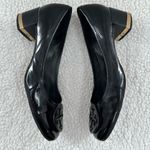 Tory Burch Reva Amy Black Patent Leather Casual Block Heel Photo 3