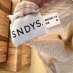 Revolve  SNDYS Gingham Courtney Dress in Cream Size 8‎ Smocked Midi Photo 7