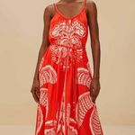 Farm Rio  Red Majestic Coconut Tree Maxi Dress S Photo 8