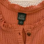 Wild Fable Button Front Ruffle Tank  Photo 2